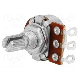 2 pcs x SR PASSIVES - R16148-1A-1-A220K - Potentiometer: shaft, single turn, 220kΩ, 63mW, ±20%, on cable, 6mm