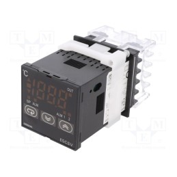 1 pcs x OMRON - E5CSV-Q1TD-500 24AC/DC - Module: regulator, temperature, SSR, OUT 2: SPST-NO, on panel