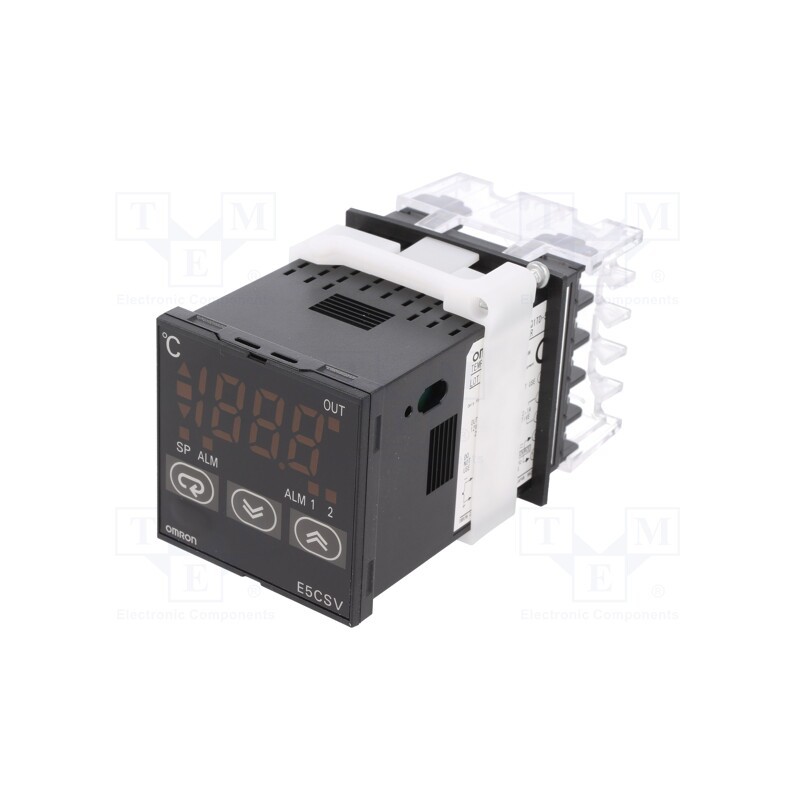 1 pcs x OMRON - E5CSV-Q1TD-500 24AC/DC - Module: regulator, temperature, SSR, OUT 2: SPST-NO, on panel