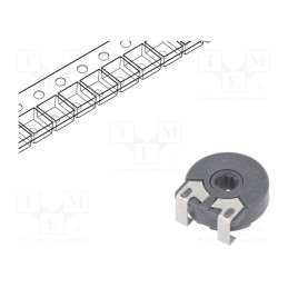2 pcs x PIHER - PS15NV50-103A3030-PM - Potentiometer: mounting, single turn,horizontal, 10kΩ, 250mW, SMD