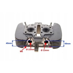 Cylinder head SMC Barossa ATV Jialing 250cc set