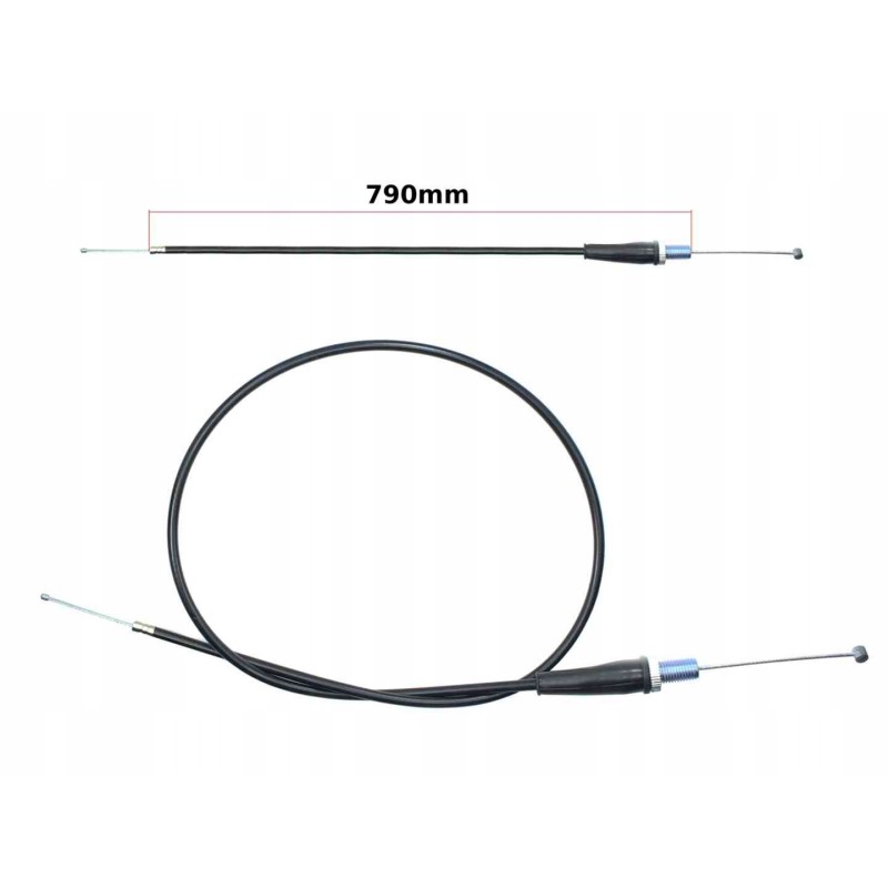 Cross 125 straight throttle cable with hb adjustment