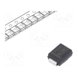 1 pcs x TAIWAN SEMICONDUCTOR - 1PGSMB5926 - Diode: Zener, 3W, 11V, 136mA, SMD, , SMB, single diode
