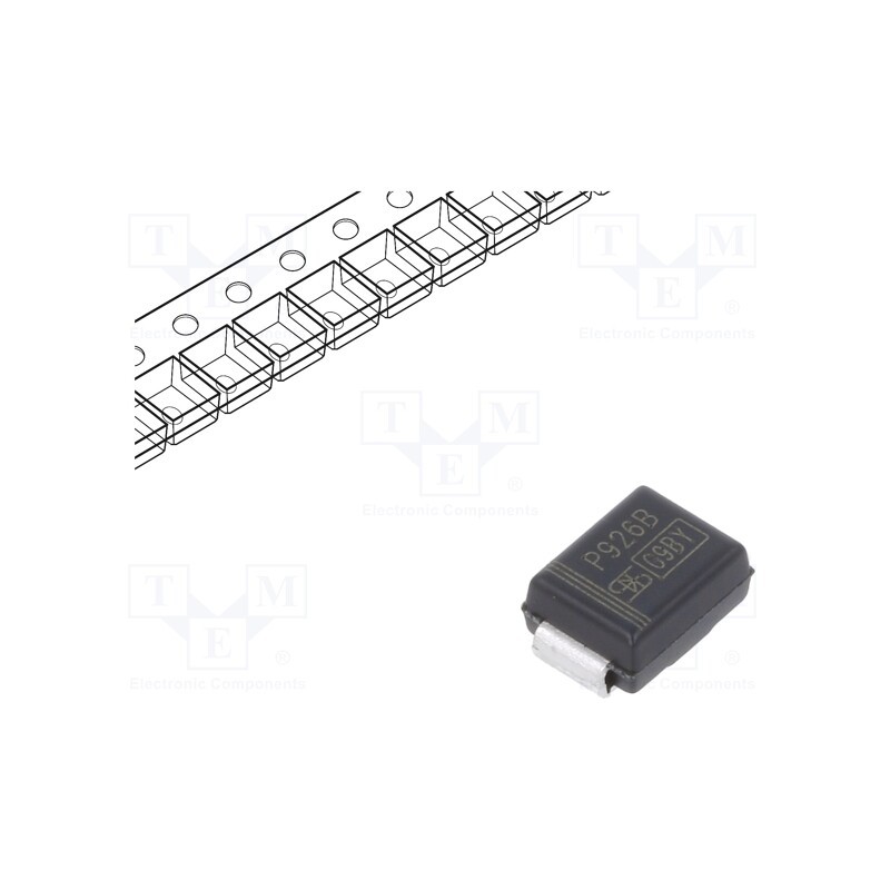 1 pcs x TAIWAN SEMICONDUCTOR - 1PGSMB5926 - Diode: Zener, 3W, 11V, 136mA, SMD, , SMB, single diode
