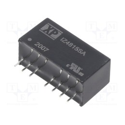 1 pcs x XP POWER - IZ4815SA - Converter: DC/DC, 3W, Uin: 36÷72V, Uout: 15VDC, Iout: 200mA, SIP, THT