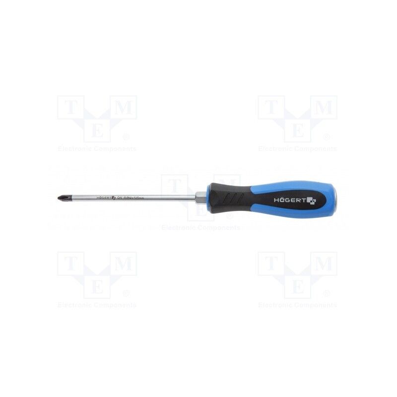 1 pcs x Hu00d6GERT TECHNIK - HT1S072 - Screwdriver, Phillips, for impact, PH2, 125mm