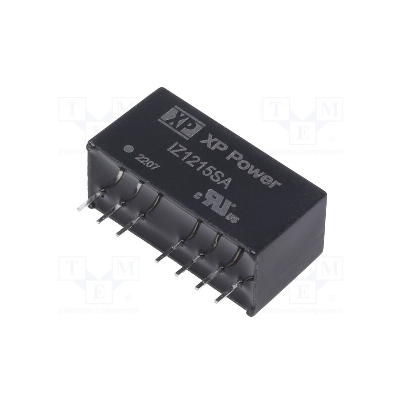 1 pcs x XP POWER - IZ1215SA - Converter: DC/DC, 3W, Uin: 9÷18V, Uout: 15VDC, Iout: 200mA, SIP, THT