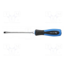 1 pcs x Hu00d6GERT TECHNIK - HT1S066 - Screwdriver, slot, for impact, SL 6, 125mm
