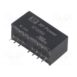 1 pcs x XP POWER - IZ1205S - Converter: DC/DC, 3W, Uin: 9÷18V, Uout: 5VDC, Uout2: -5VDC, SIP, THT
