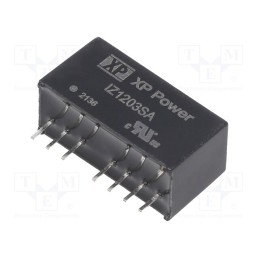 1 pcs x XP POWER - IZ1203SA - Converter: DC/DC, 3W, Uin: 9÷18V, Uout: 3.3VDC, Iout: 700mA, SIP, THT