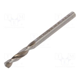 1 pcs x ALPEN-MAYKESTAG - 90100380100 - Drill bit, for metal, Ø: 3.8mm, L: 55mm, Working part len: 22mm