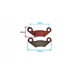 Front brake pads Linhai 260 300cc ATV Quad