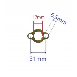 Securing the output sprocket of a quad cross motor