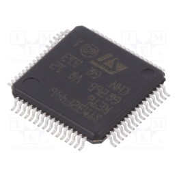 1 pcs x STMicroelectronics - STM32F446RET6 - IC: ARM microcontroller, 180MHz, LQFP64, 1.7÷3.6VDC