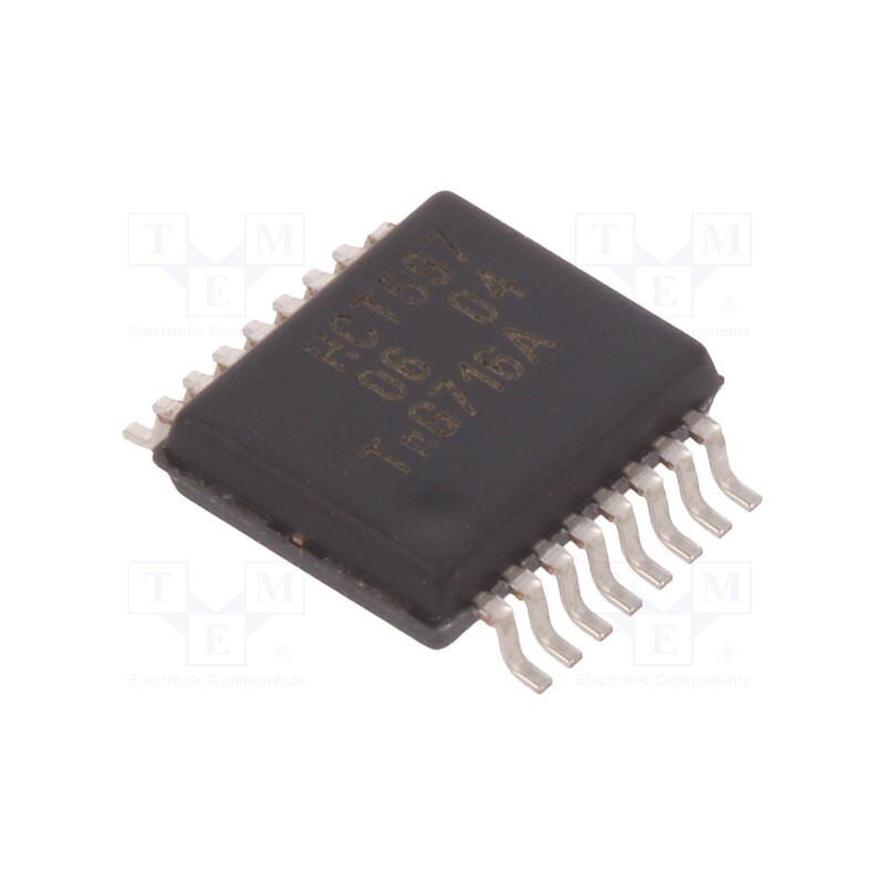 1 pcs x NEXPERIA - 74HCT597DB,112 - IC: digital, 8bit,shift register, CMOS,TTL, SMD, SSOP16, HCT,