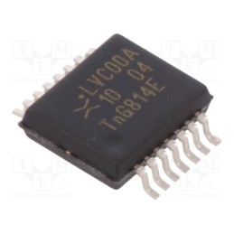 3 pcs x NEXPERIA - 74LVC00ADB,112 - IC: digital, NAND, Ch: 4, IN: 2, CMOS,TTL, SMD, SSOP14, 1.2÷3.6VDC