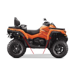 Fender lip extensions 4 pcs cf moto 850 1000