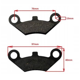 Shinray Ray ATV 250 CF Moto front brake pads