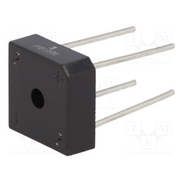 1 pcs x DIOTEC SEMICONDUCTOR - PB1001 - Bridge rectifier: single-phase, Urmax: 100V, If: 10A, Ifsm: 135A
