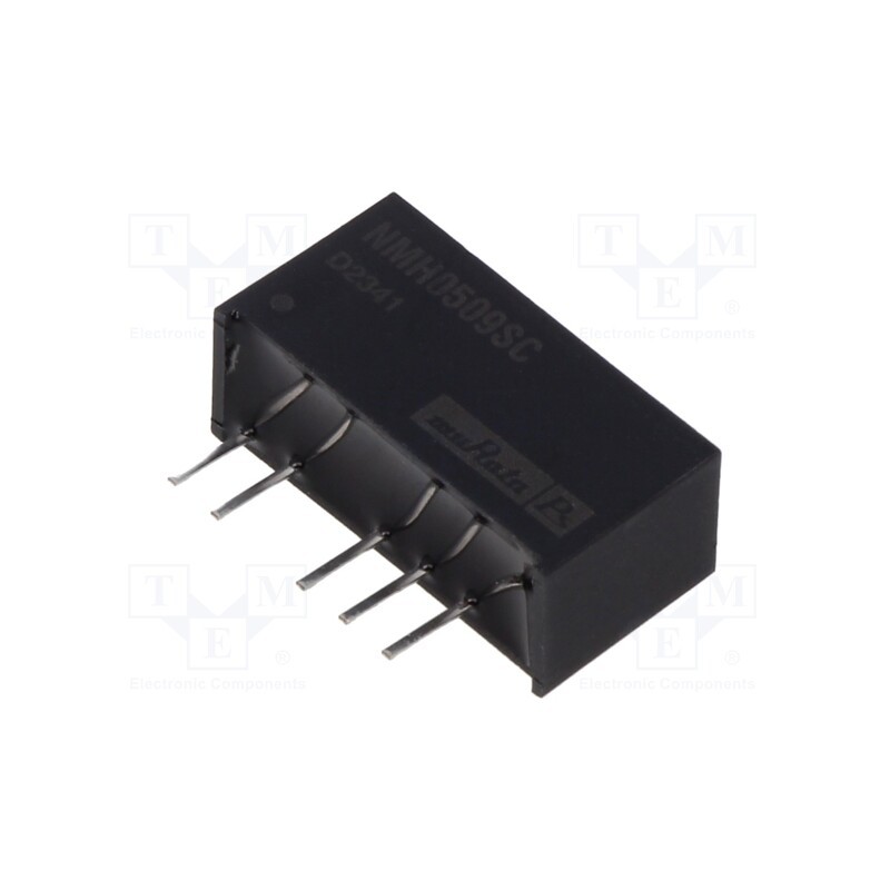 1 pcs x Murata Power Solutions - NMH0509SC - Converter: DC/DC, 2W, Uin: 4.5÷5.5V, Uout: 9VDC, Uout2: -9VDC, SIP