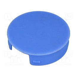 2 pcs x OKW - A3223006 - Cap, polyamide, blue, push-in, A3023,A3123