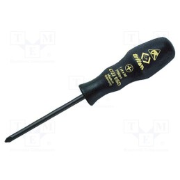1 pcs x C.K - T4722ESD 0 - Screwdriver, Phillips, PH0, ESD, Blade length: 60mm