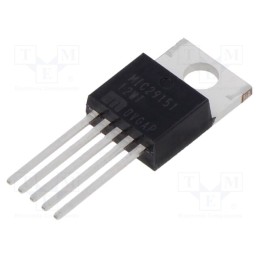 1 pcs x MICROCHIP TECHNOLOGY - MIC29151-12WT - IC: voltage regulator, LDO,linear,fixed, 12V, 1.5A, TO220-5, THT
