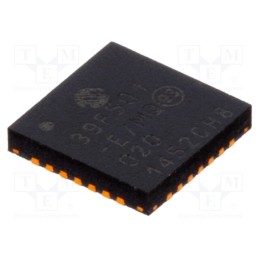 1 pcs x MICROCHIP TECHNOLOGY - MCP39F501-E/MQ - IC: power detector, UART, 24bit, 512BEEPROM, QFN28, 2.7÷3.6V, 15mA