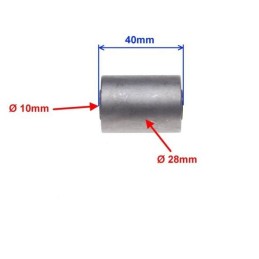 Sleeve bushing metal rubber quad scooter 10x28x40mm