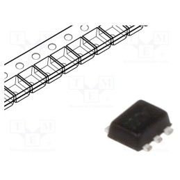 5 pcs x ONSEMI - NUF2042XV6T1G - Filter: digital, line terminator, lowpass,EMI, SOT563, Ch: 2