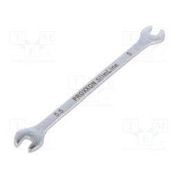 1 pcs x PROXXON - 23828 - Wrench, spanner, 5mm,5.5mm, Chrom-vanadium steel, SlimLine