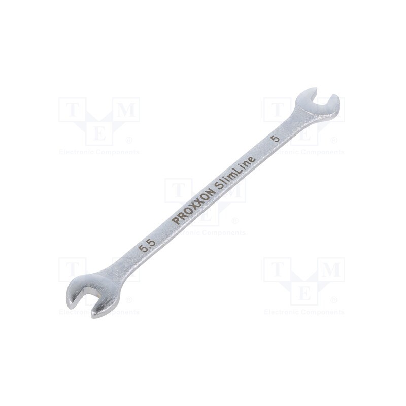 1 pcs x PROXXON - 23828 - Wrench, spanner, 5mm,5.5mm, Chrom-vanadium steel, SlimLine