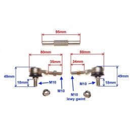 ATV 50 70 90 110 quad steering rod fi 10mm