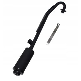 Exhaust muffler quad atv 139fmb 4t 110 125 black