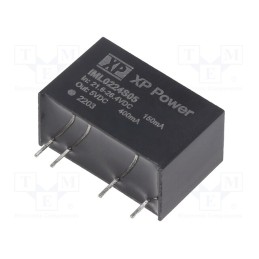 1 pcs x XP POWER - IML0224S05 - Converter: DC/DC, 2W, Uin: 21.6÷26.4V, Uout: 5VDC, Iout: 400mA, SIP7