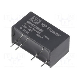 1 pcs x XP POWER - IMA0124S05 - Converter: DC/DC, 1W, Uin: 21.6÷26.4V, Uout: 5VDC, Iout: 200mA, SIP7