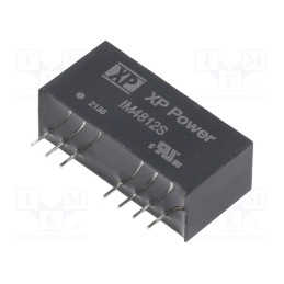 1 pcs x XP POWER - IM4812S - Converter: DC/DC, 2W, Uin: 18÷75V, Uout: 12VDC, Iout: 85mA, SIP, THT