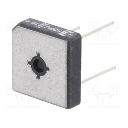 1 pcs x DIOTEC SEMICONDUCTOR - KBPC10/15/2510WP - Bridge rectifier: single-phase, Urmax: 1kV, If: 10/15/25A, square
