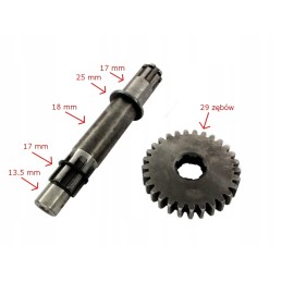 Gearbox output shaft atv quad 110 125 cc