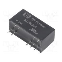 1 pcs x XP POWER - IU2409SA - Converter: DC/DC, 2W, Uin: 18÷36V, Uout: 9VDC, Iout: 222mA, SIP, THT