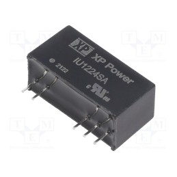 1 pcs x XP POWER - IU1224SA - Converter: DC/DC, 2W, Uin: 9÷18V, Uout: 24VDC, Iout: 83mA, SIP, 650kHz