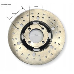Brake disc for quad fx200 gtr fuxin original