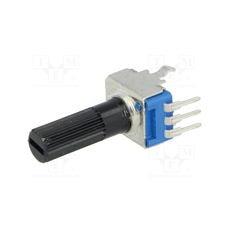 2 pcs x SR PASSIVES - R9011-1-10K - Potentiometer: shaft, single turn, 10kΩ, 125mW, ±20%, THT, 6mm