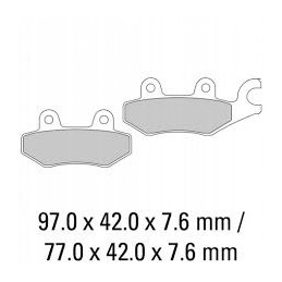 Brake pads 2 pcs front for Honda Trx Foreman 500