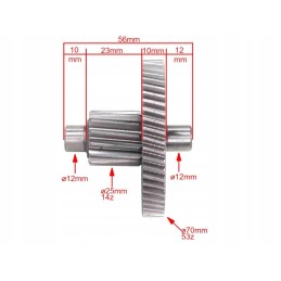 Intermediate mode gy6 50 scooter 4t zipp router romet