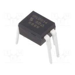 1 pcs x VISHAY - IRLD014PBF - Transistor: N-MOSFET, unipolar, 60V, 1.2A, 1.3W, HVMDIP