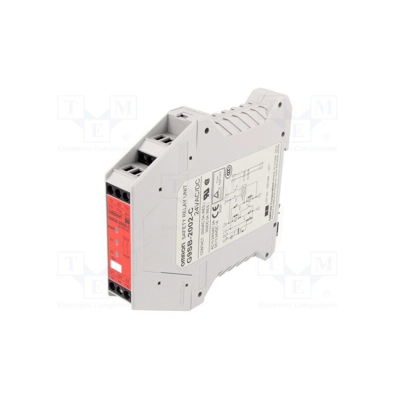 1 pcs x OMRON - G9SB-2002-C - Module: safety relay, G9SB, 24VAC, 24VDC, IN: 2, -25÷55°C