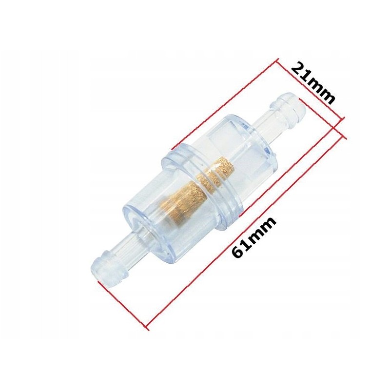 Fuel filter with paper insert atv quad cross