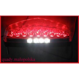 LED rear lamp with ATV board illumination