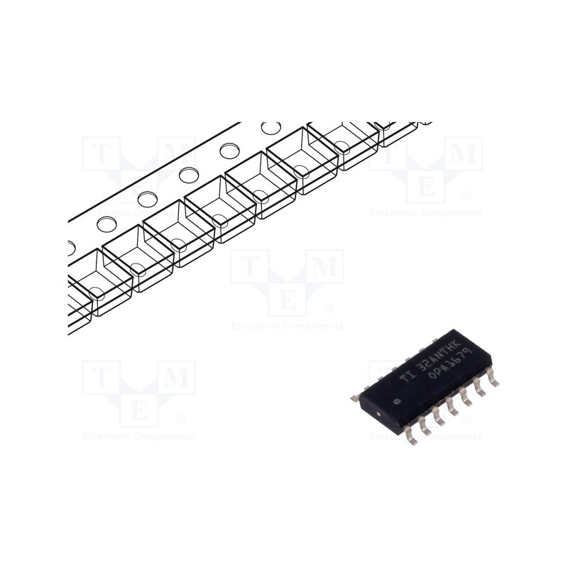 1 pcs x TEXAS INSTRUMENTS - OPA1679IDR - IC: audio amplifier, rail-to-rail output, Ch: 4, SOIC14